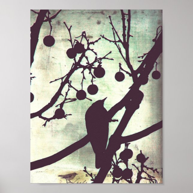 Bird on a Branch Poster (Front)