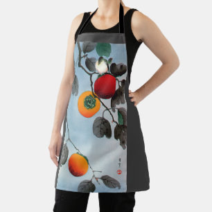 Bird on a Persimmon Tree, Watanabe Seitei Apron