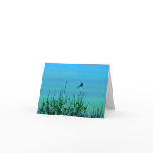 Bird on a Tree Silhouette Card