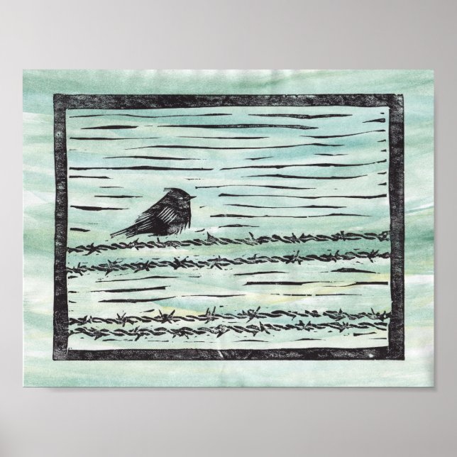Bird on a Wire - Colour Poster (Front)