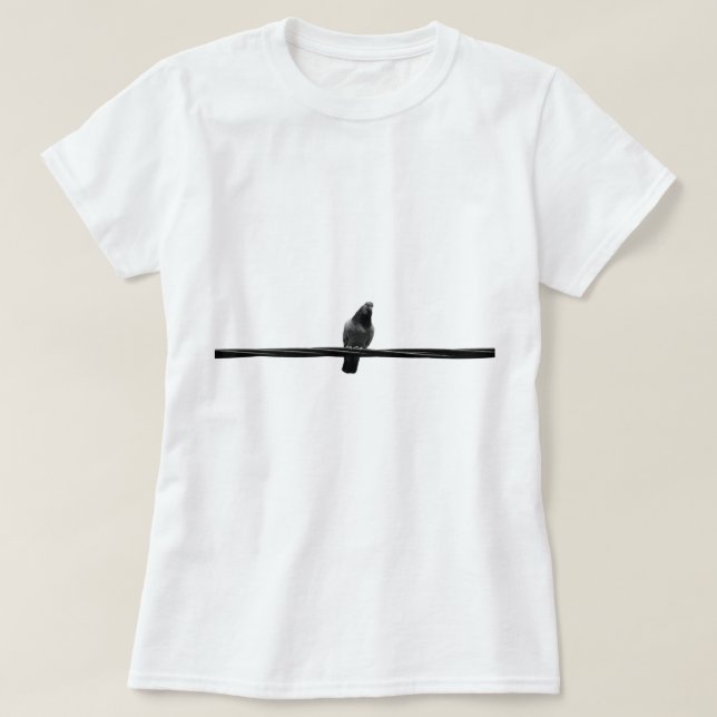 bird on a wire T-Shirt (Design Front)