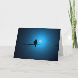 Bird on a Wire / Thinking of You Greeting Card