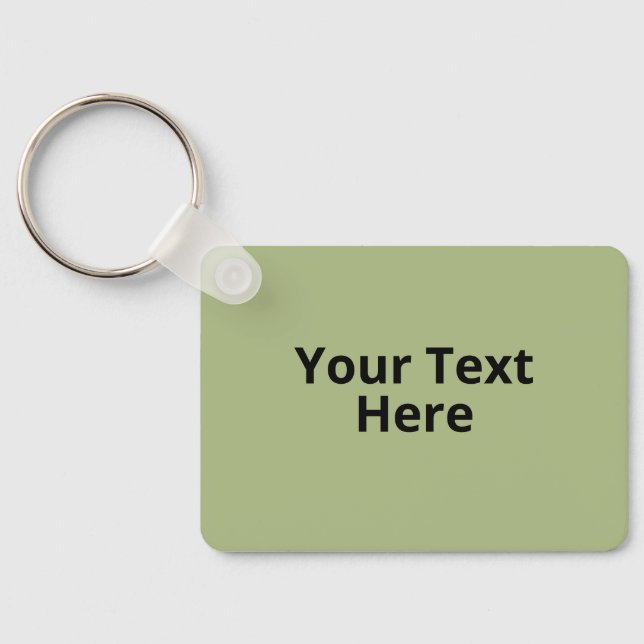 Bird on Twig (Bushtit) Key Ring (Back)