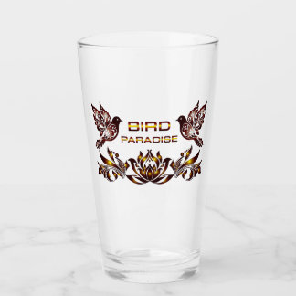 BIRD PARADISE Drikware Glass