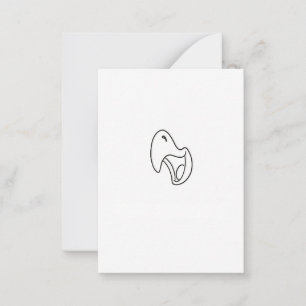 Bird, parrot, squawk theme card