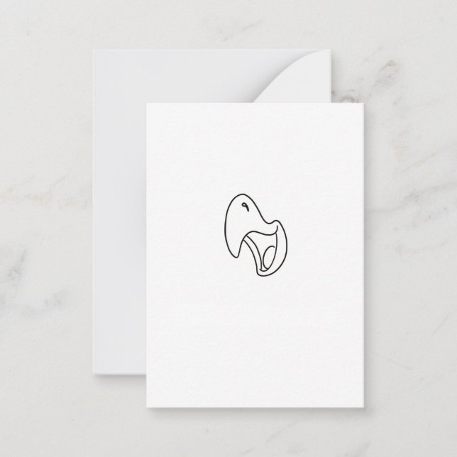 Bird, parrot, squawk theme card (Front)