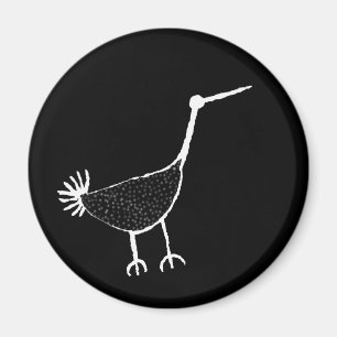 Bird Petroglyph Magnet