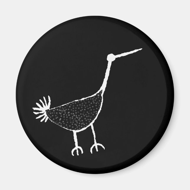 Bird Petroglyph Magnet (Front)