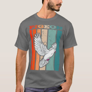 Bird Pigeon Racing Gift Retro Pigeon T-Shirt