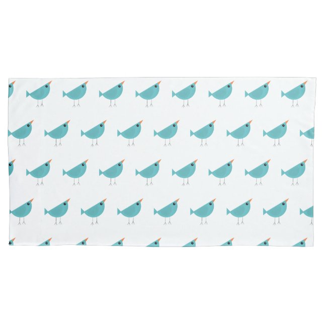 Bird  pillowcase (Front-Left)