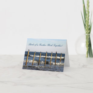 Bird Posts Notecard