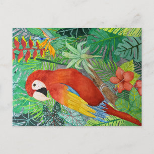 Bird Print Postcard