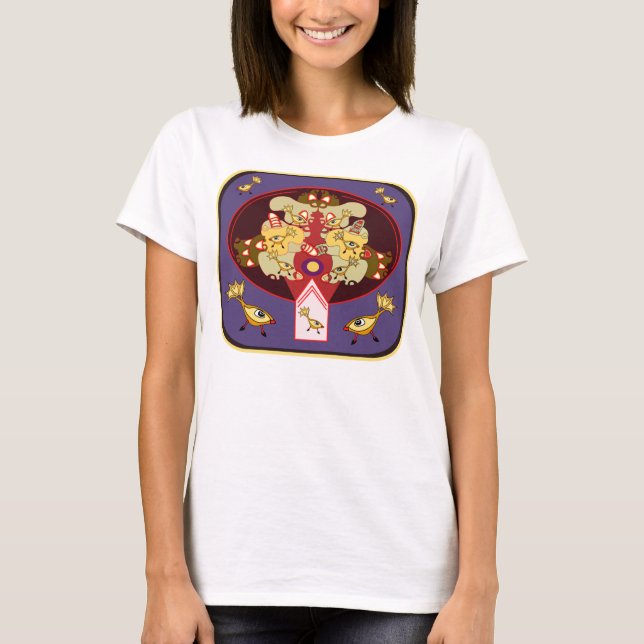 Bird puzzle fan T-Shirt (Front)