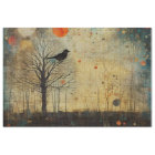 Bird Quilt Abstract Decoupage