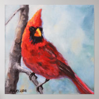 Bird Red Cardinal Fine Art Print