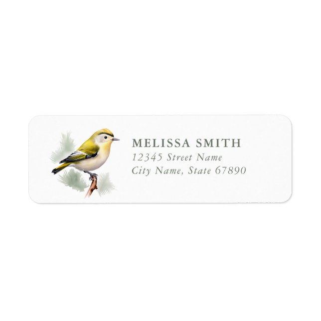 Bird Return Address Labels (Front)