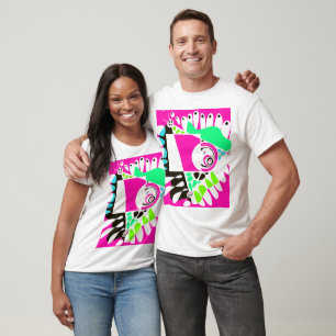 Bird’s Nest - Fuchsia White T-Shirt
