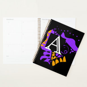 Bird’s Nest - Personalised Initial Letter A Planner