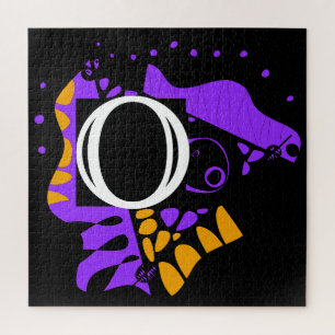 Bird’s Nest - Personalised Initial Letter O Jigsaw Puzzle