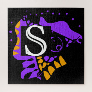 Bird’s Nest - Personalised Initial Letter R Jigsaw Puzzle