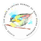 Bird Seed In Loving Memory Memorial Funeral