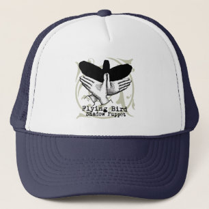 Bird Shadow Puppet Hand Vintage Trucker Hat