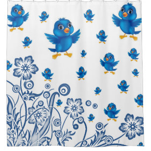 Bird Shower Curtain
