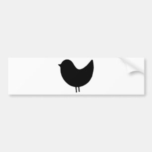 Bird Silhouette Design! Bumper Sticker