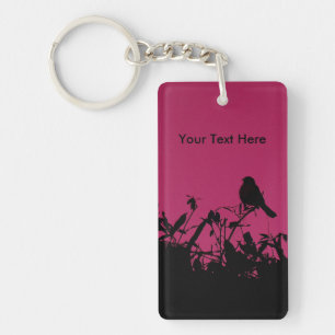 Bird Silhouette Keychain