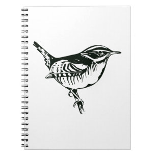 Bird Silhouette Spiral Notebook