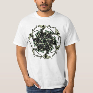 Bird Skeleton Mandala T-Shirt