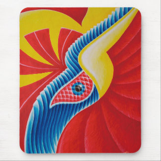Bird snake mousepad