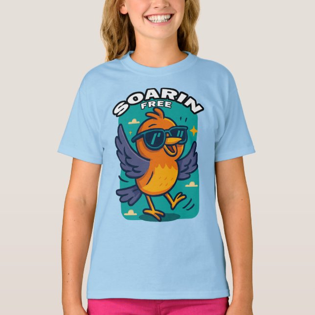 bird soaring T-Shirt (Front)