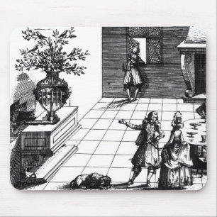 Bird song musical tree, published c.1670 (engravin mouse pad