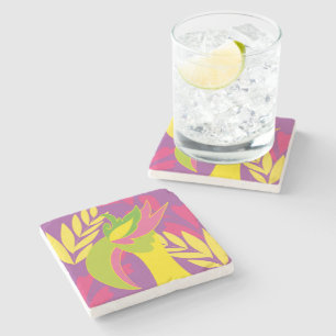 bird stone coaster