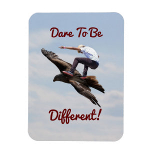 Bird Surfing Magnet