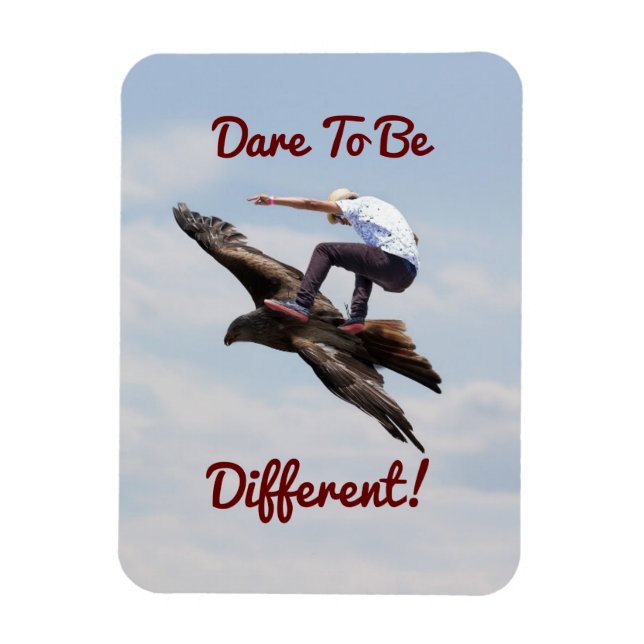 Bird Surfing Magnet (Vertical)