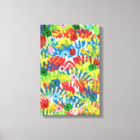 Bird Tail Feathers original Abstract art painting