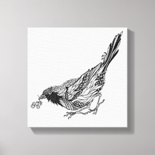 Bird Tattoo 6 Canvas Print