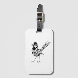 Bird Tattoo Luggage Tag