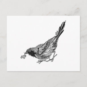 Bird Tattoo Postcard