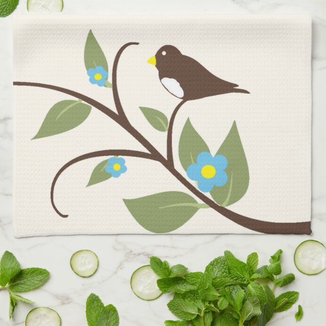Bird Tea Towel (Folded)