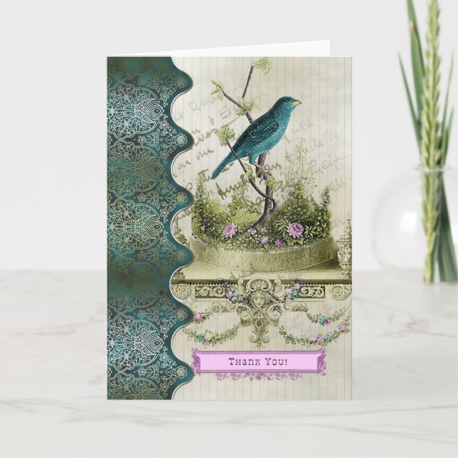 Bird ~ Thank You Card (Front)