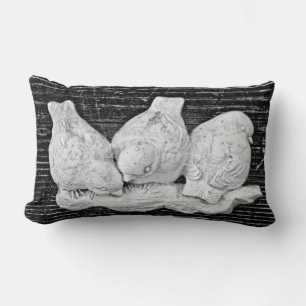 Bird Trio Lumbar Cushion