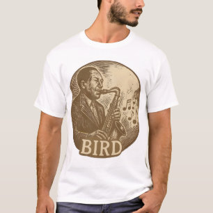 Bird vintage sax T-Shirt