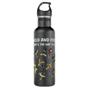 Bird Watcher Birdwatching Nature Lover Ornithologi 710 Ml Water Bottle