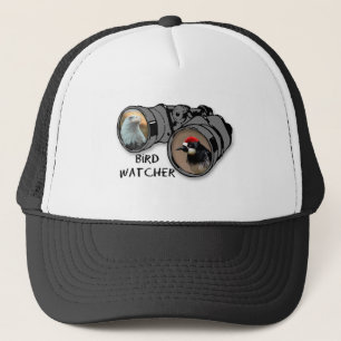 Bird Watcher Design w/Eagle & Woodpecker Trucker Hat