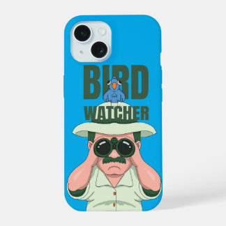 Bird Watcher Hobby birdwatching  wildlife observer iPhone 15 Case