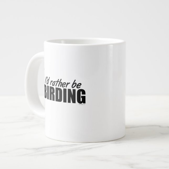 Bird Watcher Large Coffee Mug (Front Left)
