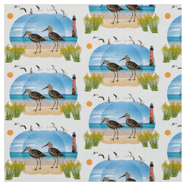 Bird Watcher Sand Pipers Fabric (Swatch)